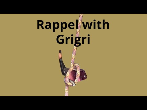 Rappel with a GriGri