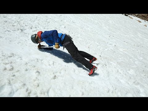 Self-arrest with an ice axe