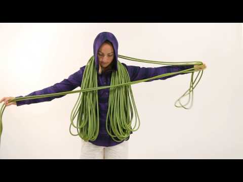Backpack-coil a rope