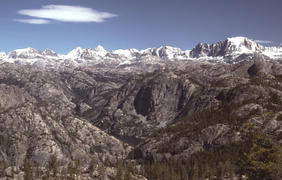 Wind River Range high country — the wilderness setting for the Cirque of the Towers traverse — via Wikimedia Commons